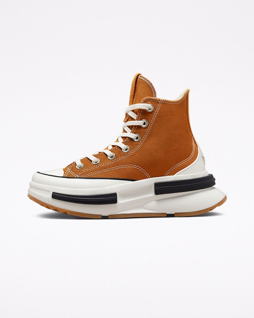 Men's Converse Run Star Legacy CX High Top Shoes Brown / Black | AU 605C9X